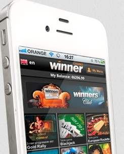 Winner casino offers free bonus if you sign up from mobile device